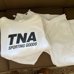 TNA White Sweatsuit - LIKE NEW